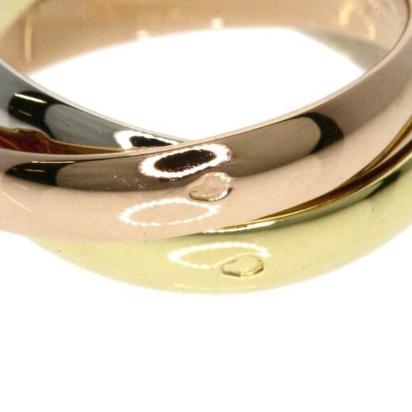 CARTIER 18k Pink Trinity Ring #48 - Picture 8 of 10